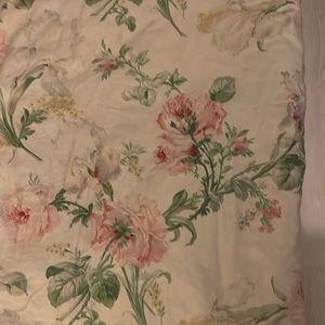 Vintage Ralph Lauren  king rose floral duvet cover